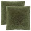 vidaXL Poťah na podložku 2 ks HEERLEN Zelen&aacute; 60 x 60 cm PV fleece