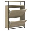 vidaXL Botn&iacute;k dub sonoma 75x34x112 cm kompozitn&eacute; drevo