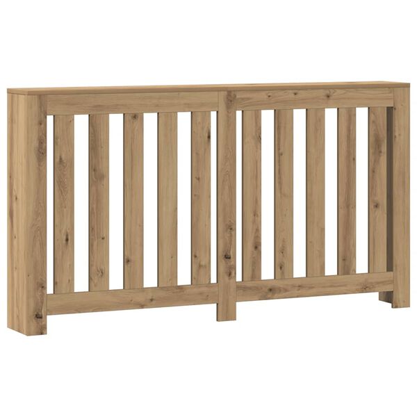 vidaXL Kryt na radi&aacute;tor dub artisan 149x20x82 cm kompozitn&eacute; drevo