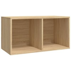 vidaXL &Uacute;ložn&yacute; box na vinyly, dub sonoma 71x34x36 cm, kompozitn&eacute; drevo