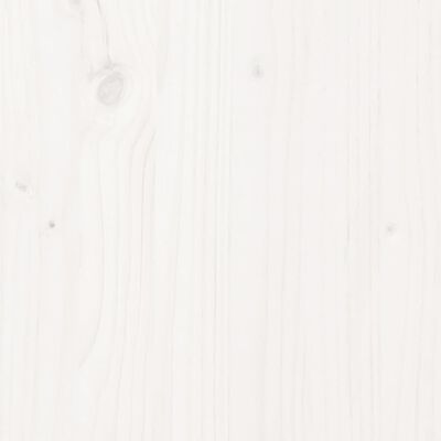 vidaXL Posteľný rám borovicový masív 75x190 cm biely malé jednolôžko