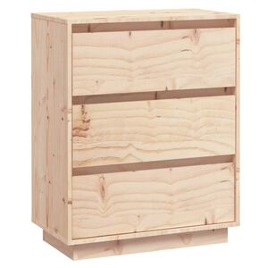 vidaXL Komoda 60x34x75 cm borovicov&yacute; mas&iacute;v