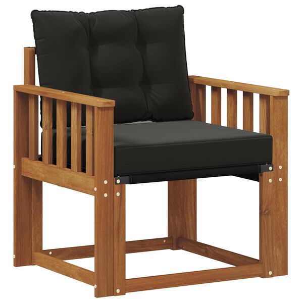 vidaXL 2 Kus Z&aacute;hradn&aacute; s&uacute;prava gaučov Mas&iacute;vne ak&aacute;ciov&eacute; drevo a textil&eacute;n