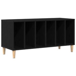 vidaXL Skrinka na gramof&oacute;nov&eacute; platne Čierny dub 100 x 38 x 48 cm
