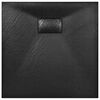 vidaXL Sprchová vanička, SMC, čierna 90x90 cm