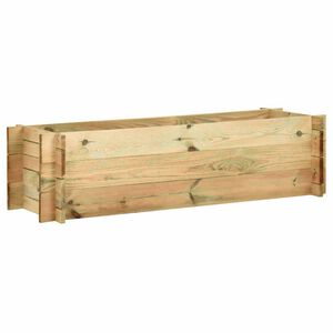 vidaXL Vyv&yacute;&scaron;en&yacute; z&aacute;hradn&yacute; z&aacute;hon, impregnovan&aacute; borovica 120 cm