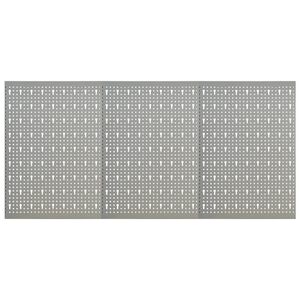 vidaXL N&aacute;stenn&eacute; z&aacute;vesn&eacute; panely na n&aacute;radie 3 ks 40x58 cm oceľov&eacute;