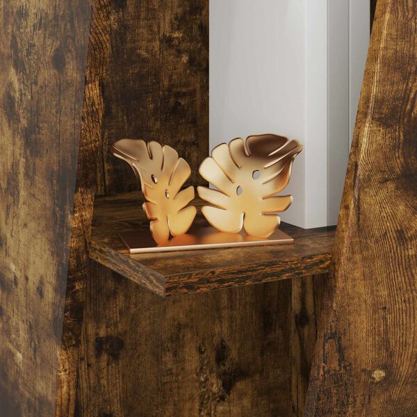 vidaXL Bočn&aacute; polica Dymov&aacute; dub 33 x 32 x 70,5 cm Kompozitn&eacute; drevo