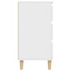 vidaXL Komoda biela 60x35x70 cm spracované drevo
