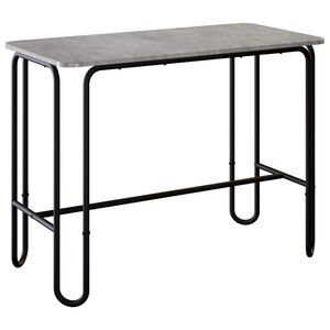 vidaXL Jed&aacute;lensk&yacute; st&ocirc;l 100 x 50 x 75 cm Kompozitn&eacute; drevo Bet&oacute;novo siv&aacute;