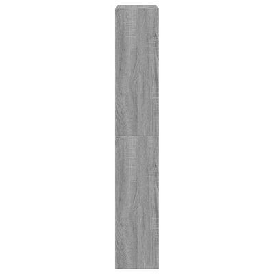vidaXL Botník sivý dub sonoma 60x21x125,5 cm spracované drevo