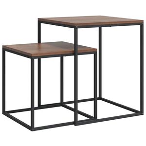 vidaXL Sada konferenčn&yacute;ch stol&iacute;kov 2 ks spracovan&eacute; drevo a kov