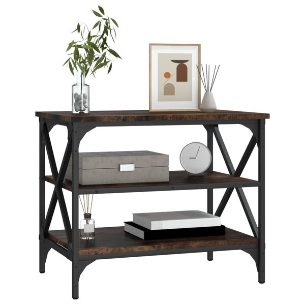 vidaXL TV skrinka dymov&yacute; dub 60x40x50 cm spracovan&eacute; drevo