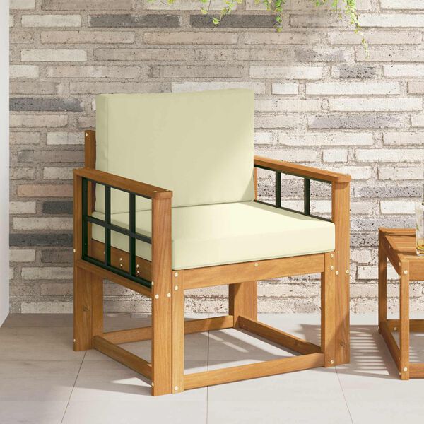 vidaXL Z&aacute;hradn&aacute; s&uacute;prava gaučov Mas&iacute;vne ak&aacute;ciov&eacute; drevo a polyester