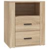 vidaXL Nočn&yacute; stol&iacute;k dub sonoma 50x36x60 cm spracovan&eacute; drevo