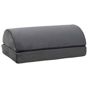 vidaXL Jednofarebn&yacute; Siv&aacute; 44 x 29 x 17 cm PU pena