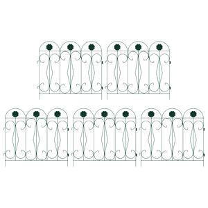 vidaXL Z&aacute;hradn&yacute; plot Trel&aacute;ž Zelen&aacute; 305,5 x 55,5 x 0,3 cm