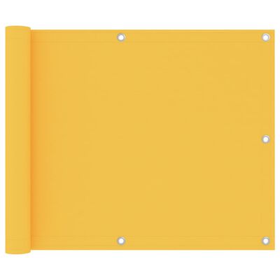 vidaXL Balkónová markíza, žltá 75x400 cm, oxfordská látka