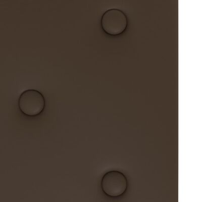 vidaXL Nástenné panely 12 ks hnedé 90x30 cm umelá koža 3,24 m²