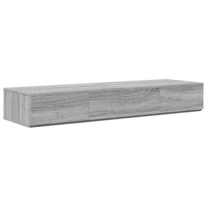 vidaXL &Scaron;t&uacute;diov&yacute; st&ocirc;l Siv&yacute; Sonoma 110 x 40 x 19,5 cm Kompozitn&eacute; drevo