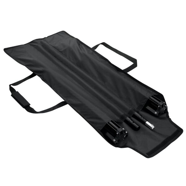 vidaXL Syst&eacute;m na zavesenie fotopozadia 300 x 300 cm, čierne