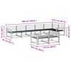 vidaXL Z&aacute;hradn&aacute; s&uacute;prava gaučov 8 pcs Pr&iacute;rodn&aacute; Pevn&eacute; ak&aacute;ciov&eacute; drevo