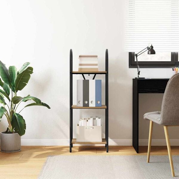 vidaXL Reg&aacute;l na knihy Remeseln&yacute; dub 40 x 30 x 109 cm Kompozitn&eacute; drevo