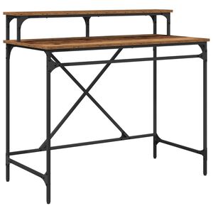 vidaXL St&ocirc;l Star&eacute; drevo 100 x 50 x 90 cm Kompozitn&eacute; drevo