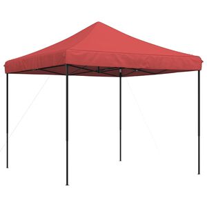 vidaXL Skladac&iacute; pop-up p&aacute;rty stan burgundsk&yacute; 292x292x315 cm
