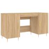 vidaXL St&ocirc;l dub somoma 140x50x75 cm kompozitn&eacute; drevo