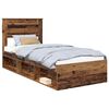 vidaXL R&aacute;m postele Star&eacute; drevo 90 x 200 cm Mas&iacute;vne borovicov&eacute; drevo