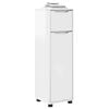 vidaXL K&uacute;peľňov&aacute; skriňa Vysok&yacute; lesk bielej 30,5 x 30 x 101 cm