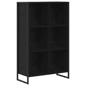 vidaXL Knižnica 99.5 x 30 x 108.5 cm Kompozitn&eacute; drevo Čierny dub