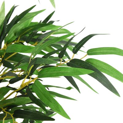 vidaXL Umelý bambusový strom 380 listov 80 cm zelený