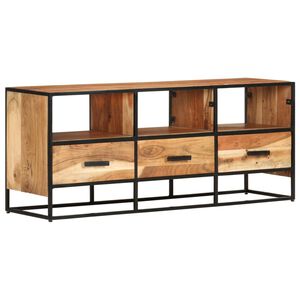 vidaXL TV skrinka 110x30x45 cm ak&aacute;ciov&yacute; mas&iacute;v