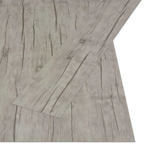 vidaXL Samolepiaca podlahov&aacute; doska Washed Oak 4,46 m&sup2; 32 ks PVC