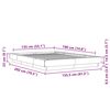 vidaXL Posteľn&yacute; r&aacute;m siv&yacute; dub sonoma 135x190 cm kompozitn&eacute; drevo