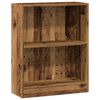 vidaXL Knižnica star&eacute; drevo 60x24x76 cm kompozitn&eacute; drevo