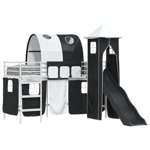 vidaXL Biela a čierna 74,5 x 190 cm