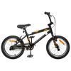 vidaXL BMX Bicykel 16 Palcov pre deti vo veku 5-8 rokov Čierna