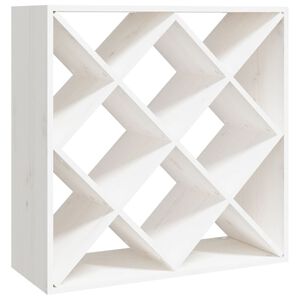 VidaXL Skrinka na v&iacute;no biela 62x25x62 cm mas&iacute;vna borovica