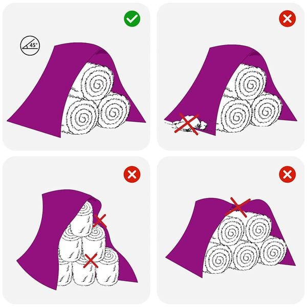 vidaXL Plachta na seno 10,4x12,5 m 140 g/m&sup2; Polypropyl&eacute;n