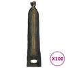 vidaXL Vrecia na piesok 100 ks tmavo zelen&eacute; 103x25 cm HDPE