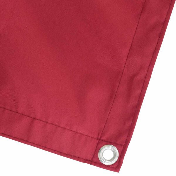 vidaXL Balk&oacute;nov&aacute; obrazovka Červen&aacute; 75 x 200 cm