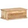 vidaXL Konferenčný stolík s dvierkami 90x50x35 cm mangovníkový masív