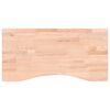 vidaXL Stolov&aacute; doska 80x(36-40)x2,5 cm mas&iacute;vny buk