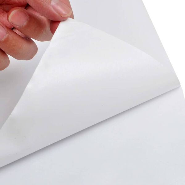 vidaXL F&oacute;lia na automobily 2 ks matn&aacute; biela 100x150 cm+50x150 cm