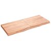 vidaXL K&uacute;peľňov&aacute; doska bledohned&aacute; 120x50x(2-6) cm o&scaron;etren&yacute; mas&iacute;v