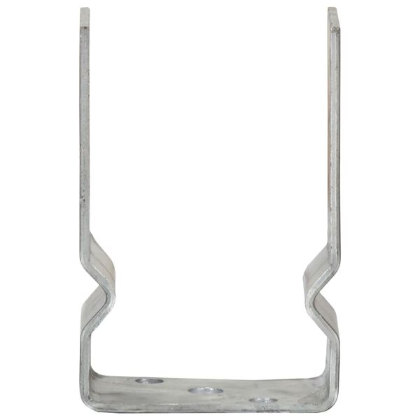 vidaXL Kotviace pätky 6 ks, strieborné 9x6x15 cm, pozinkovaná oceľ