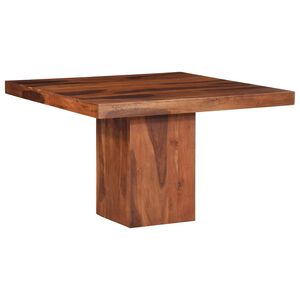 vidaXL Jed&aacute;lensk&yacute; st&ocirc;l 120x120x77 cm Mas&iacute;vne drevo Ak&aacute;cia
